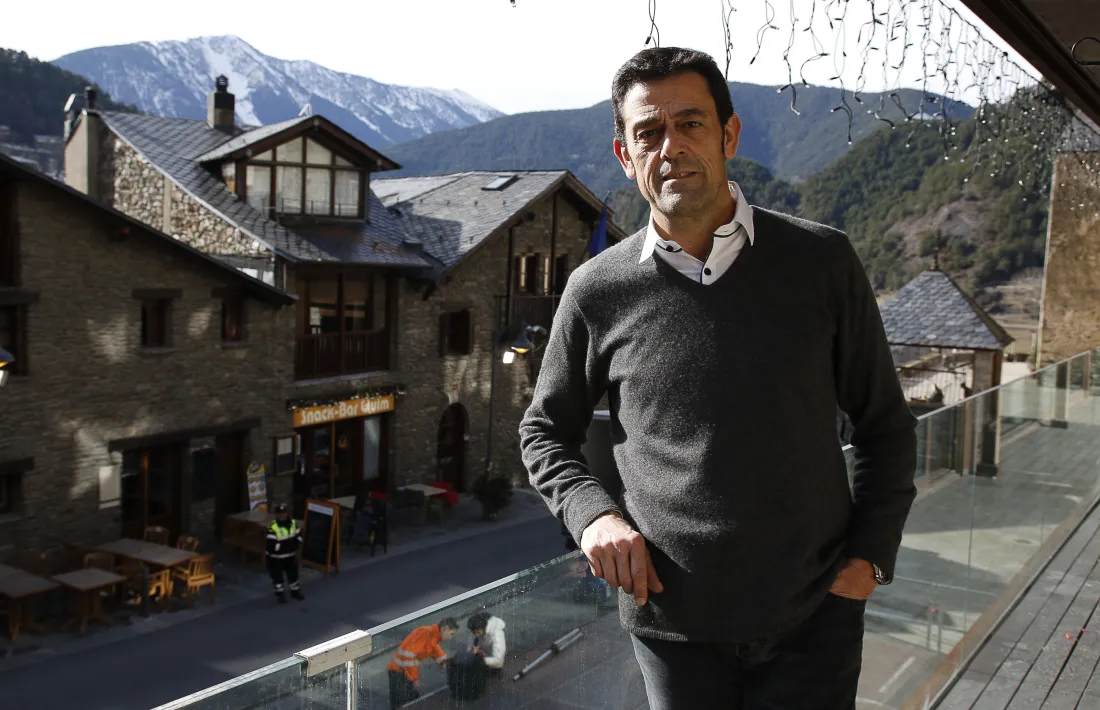 El cònsol major d'Ordino, Josep Àngel Mortés.