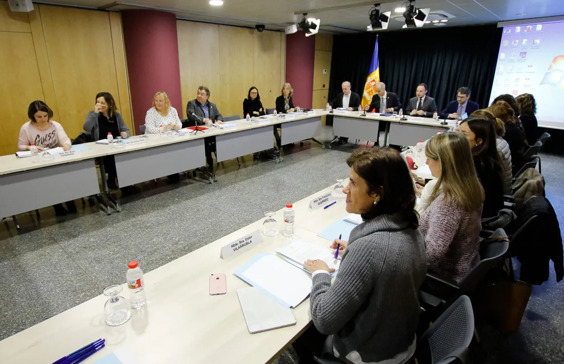 La Comissió Nacional de Benestar Social va mantenir ahir la segona reunió.
