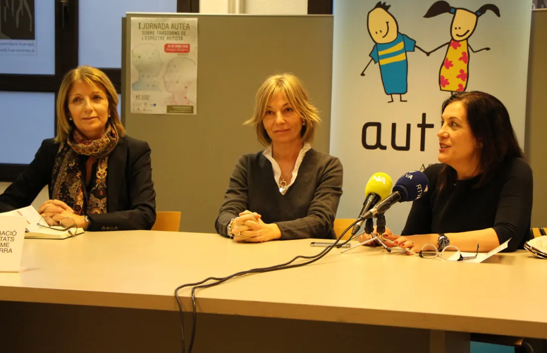 Presentació de la primera jornada Autea en roda de premsa.