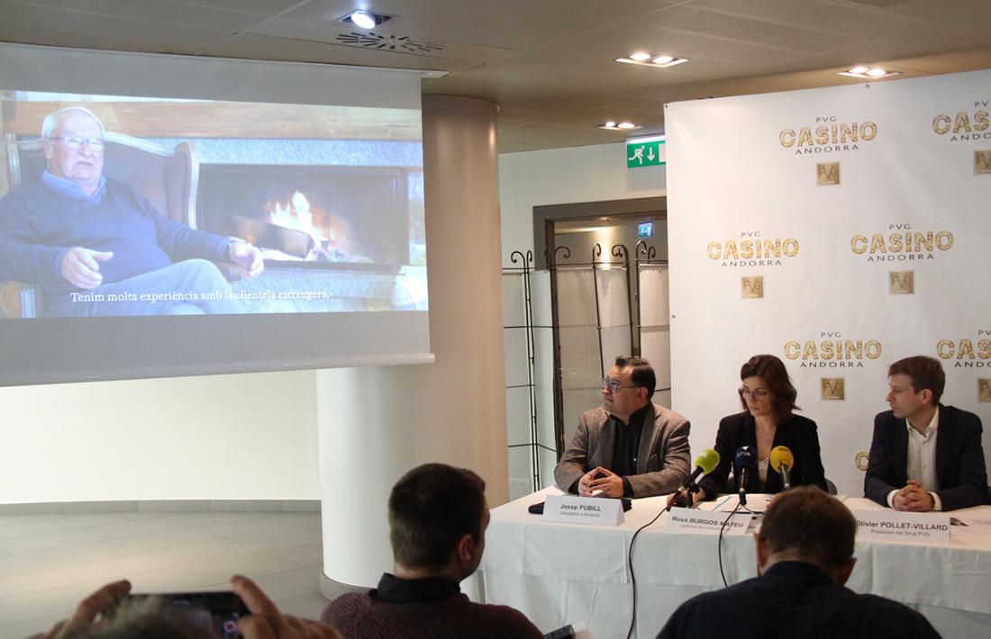 Un moment de la presentació del projecte de PVG Casino.