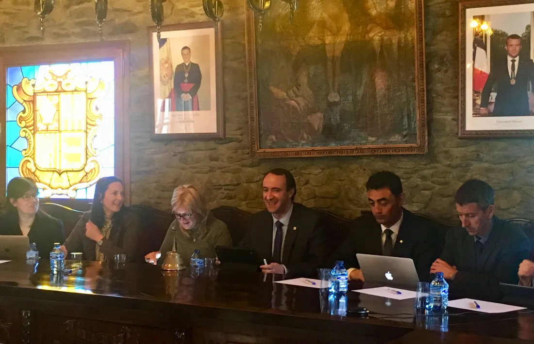 Sessió del consell del Comú de la Massana.