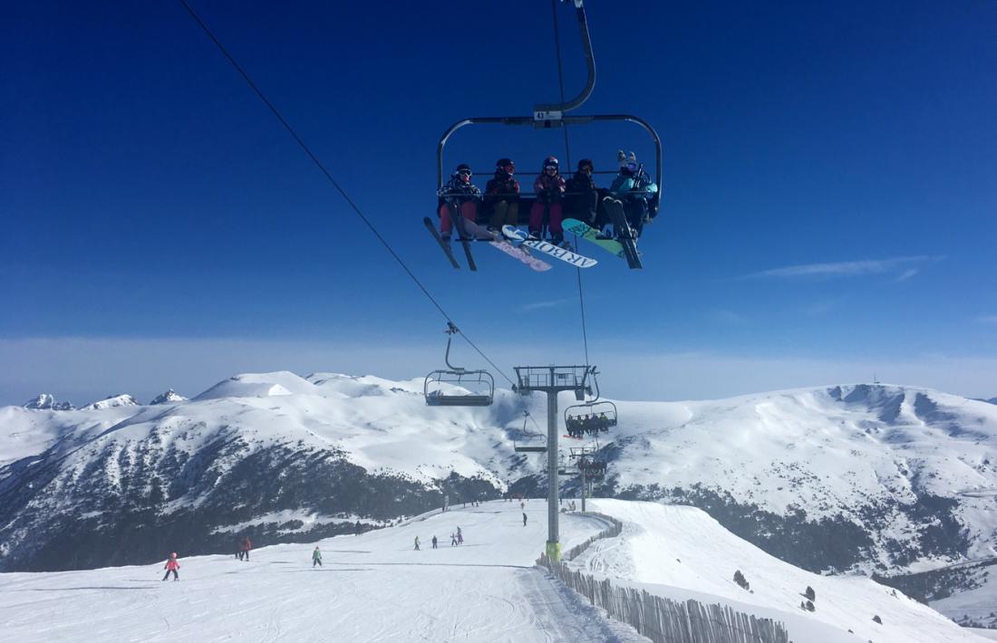 Esquiadors a Grandvalira aquest cap de setmana.