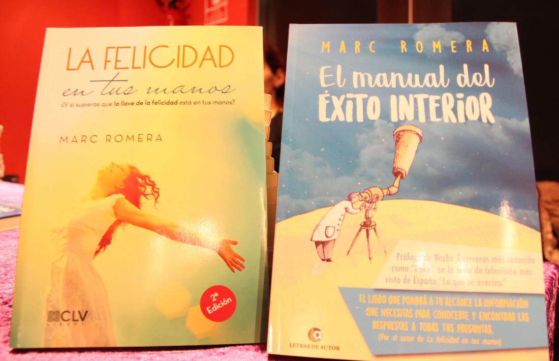 Marc Romera ha presentat 'El manual del éxito interior' aquest dimecres al vespre a la Valireta.