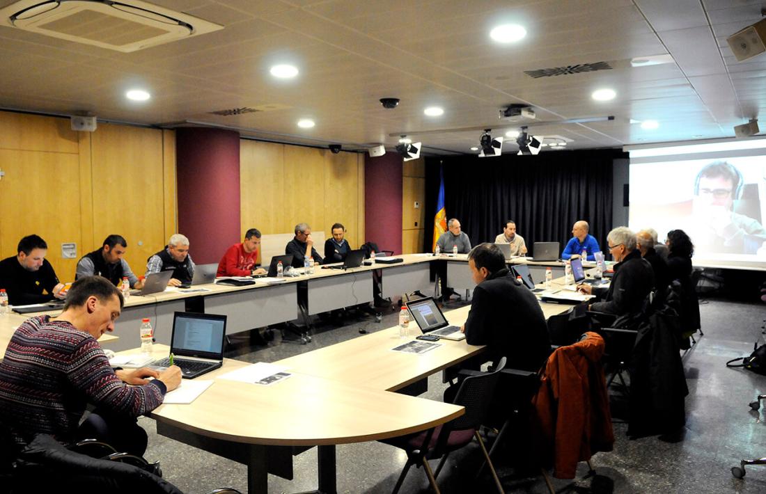 Reunió mantinguda aquest dijous a Andorra en el marc de treball del projecte.