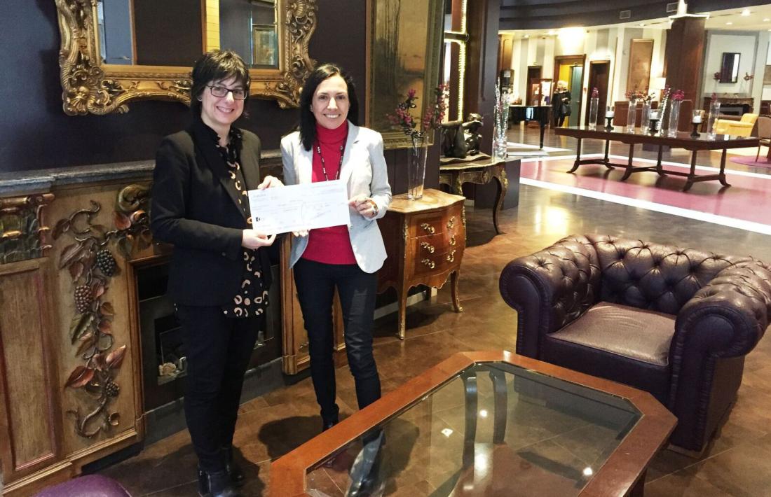 L'Hotel Plaza Andorra ha donat els mil euros del premi a Unicef.