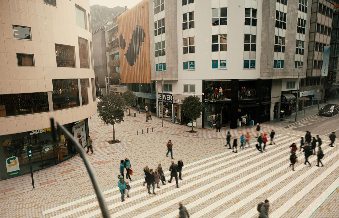 Simulació de l’aspecte que tindrà l’avinguda Carlemany un cop finalitzades les obres.