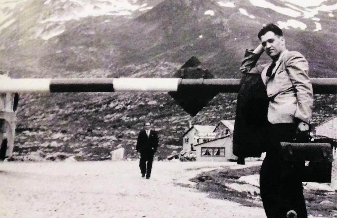 Boix, repenjat a la barrera de la duana del Pas de la Casa, el 9 de juny del 1948: havia vingut per trobar-s’hi la seva germana Núria.