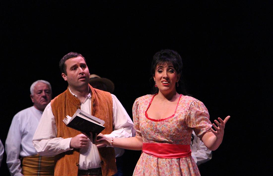 Jonaina Salvador, a 'L'Elisir d'amore' d'Andorra Lírica, el gener passat al Claror