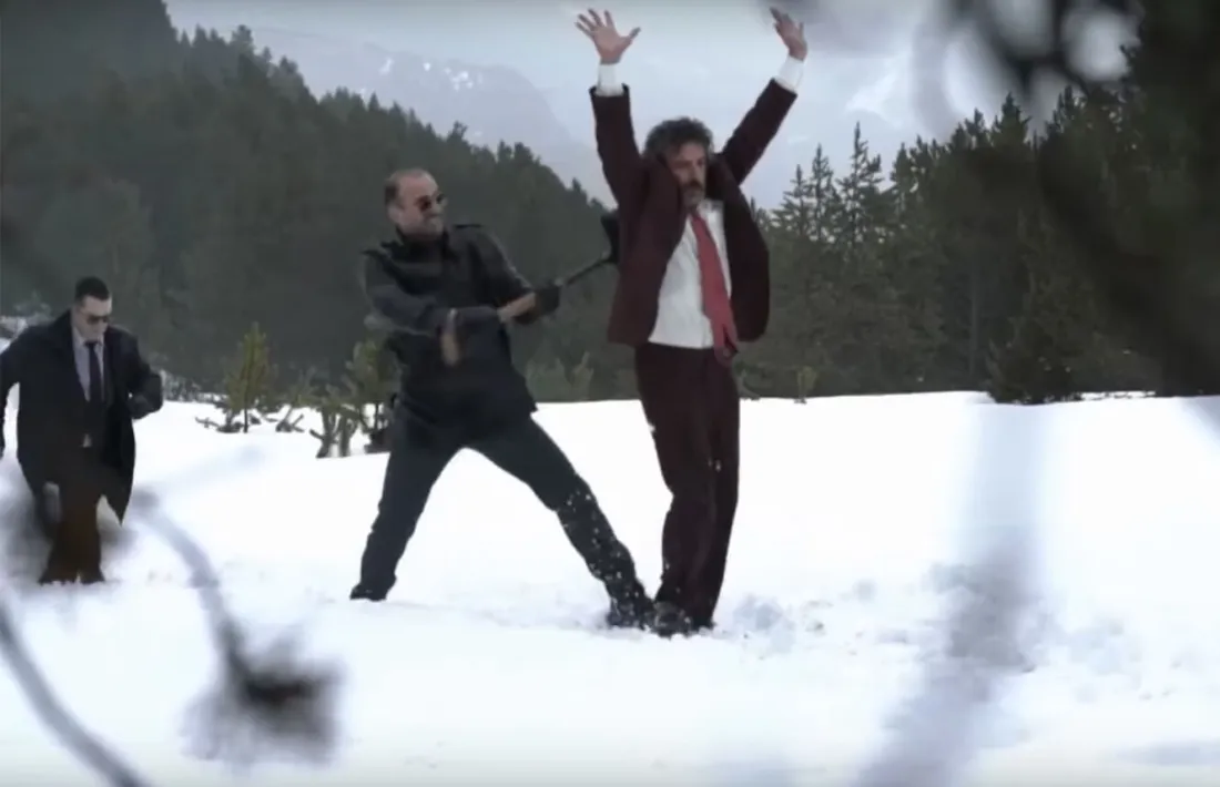 Una imatge del rodatge de la sèrie a Andorra.