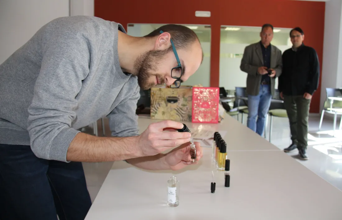 Un dels emprenedors del projecte de creació del perfum de la Seu d’Urgell.
