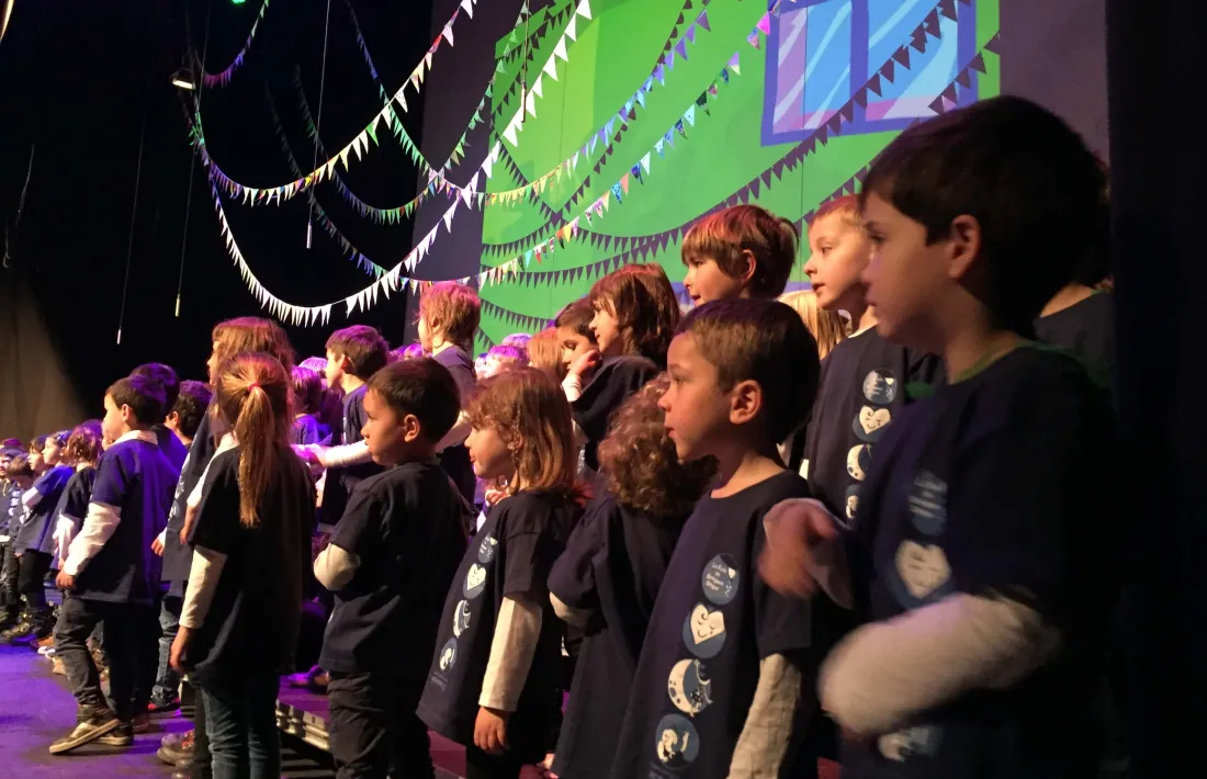 Els petits cantaires urgellencs es van sumar als de la resta de Catalunya.