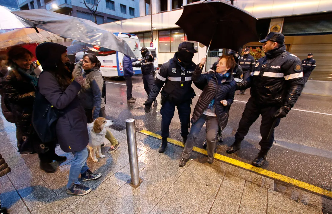 Repulsa a les detencions a Catalunya