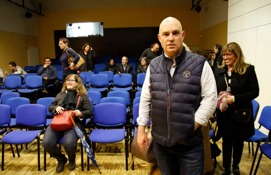 Albert Villaró, aquesta tarda a la Llacuna.