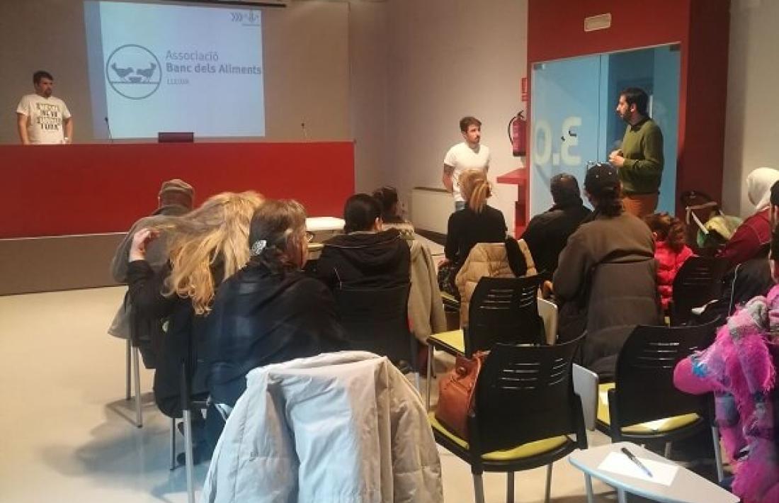 La sessió informativa sobre nutrició saludable es va fer ahir.