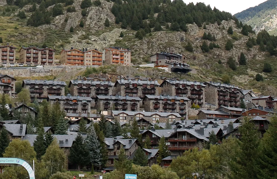 El Tarter és una zona amb un nombre elevat d’apartaments turístics.