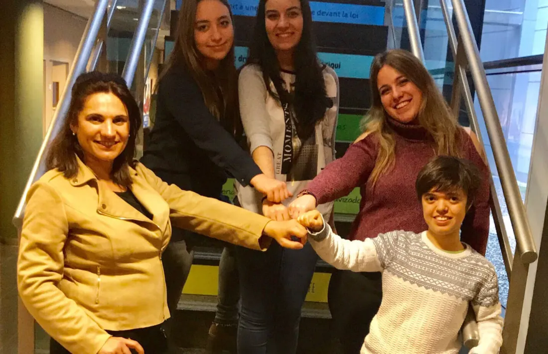L'equip de la Universitat d'Andorra que disputarà la competició.