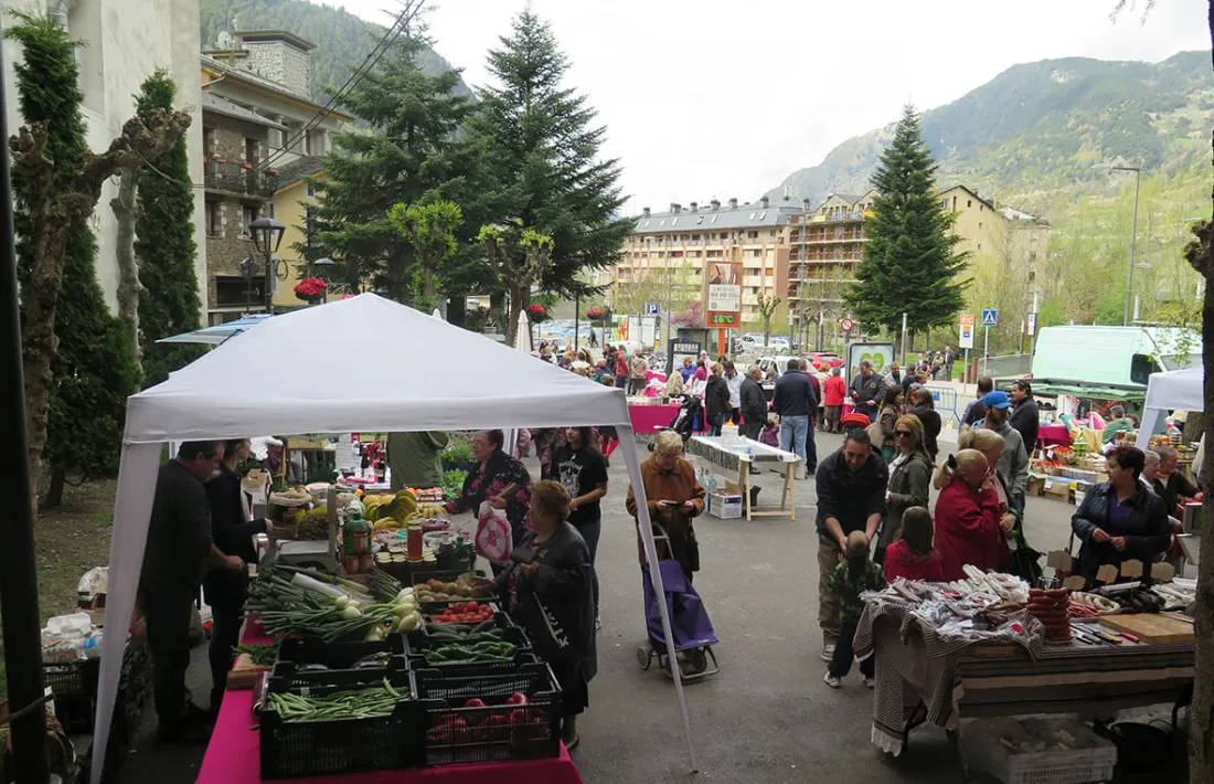 El mercat d'Encamp.