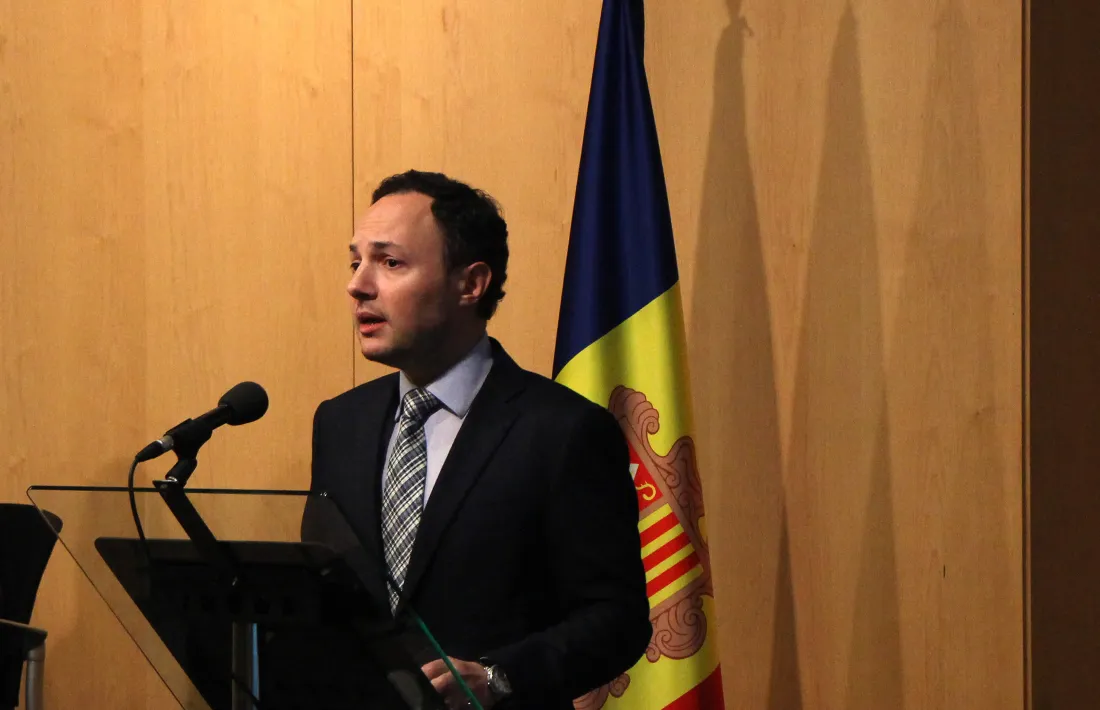 El ministre d'Afers Socials, Justícia i Interior, Xavier Espot.