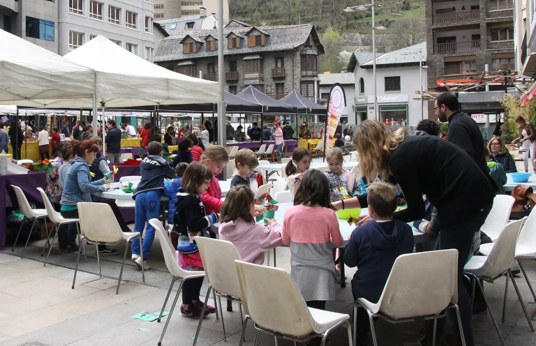 Un dels tallers que s'han ofert per als infants.