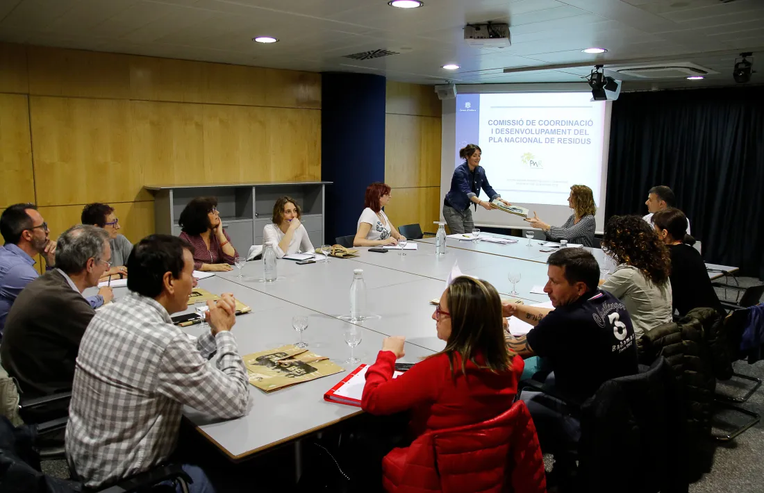 La comissió de coordinació i desenvolupament del Pla Nacional de Residus es va reunir ahir.
