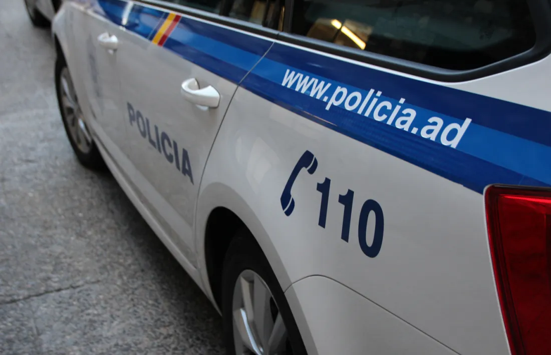 Un vehicle de la policia.