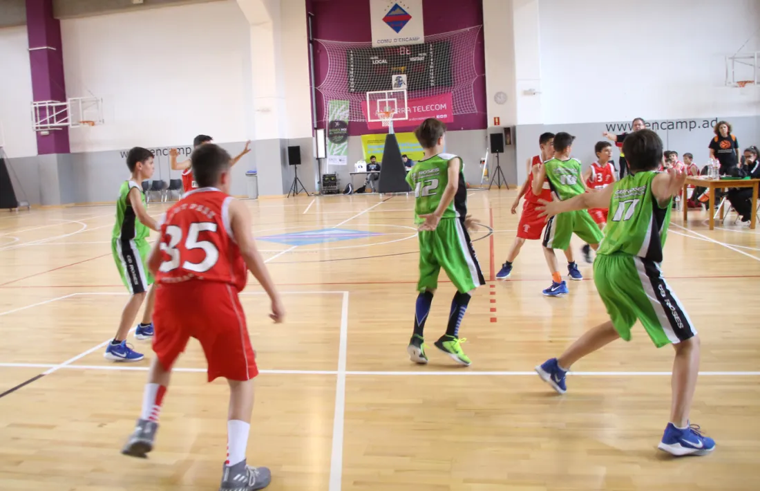 La categoria de pre-mini del TIM Andorra 2018 ha competit aquest dissabte al Complex esportiu i sociocultural d'Encamp.