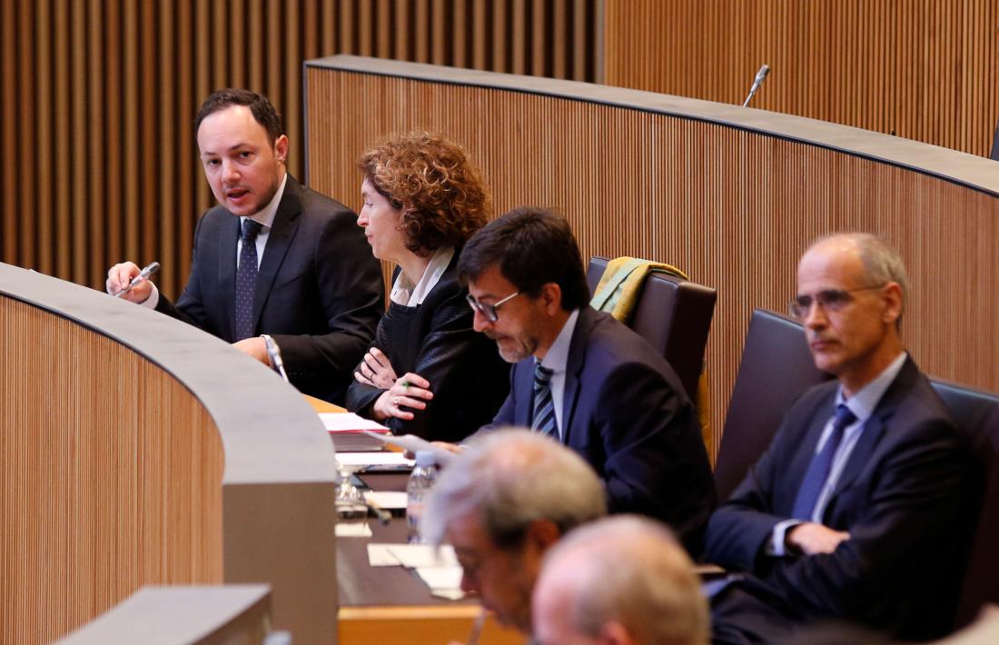 El ministre d'Afers Socials, Justícia i Interior,  Xavier Espot.