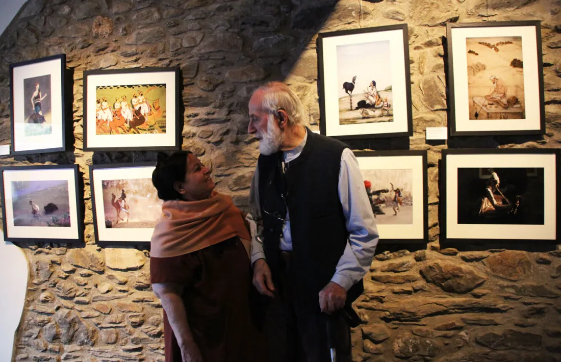 El matrimoni Michaud, Roland i Sabrina, a l'Era d'Ordino.