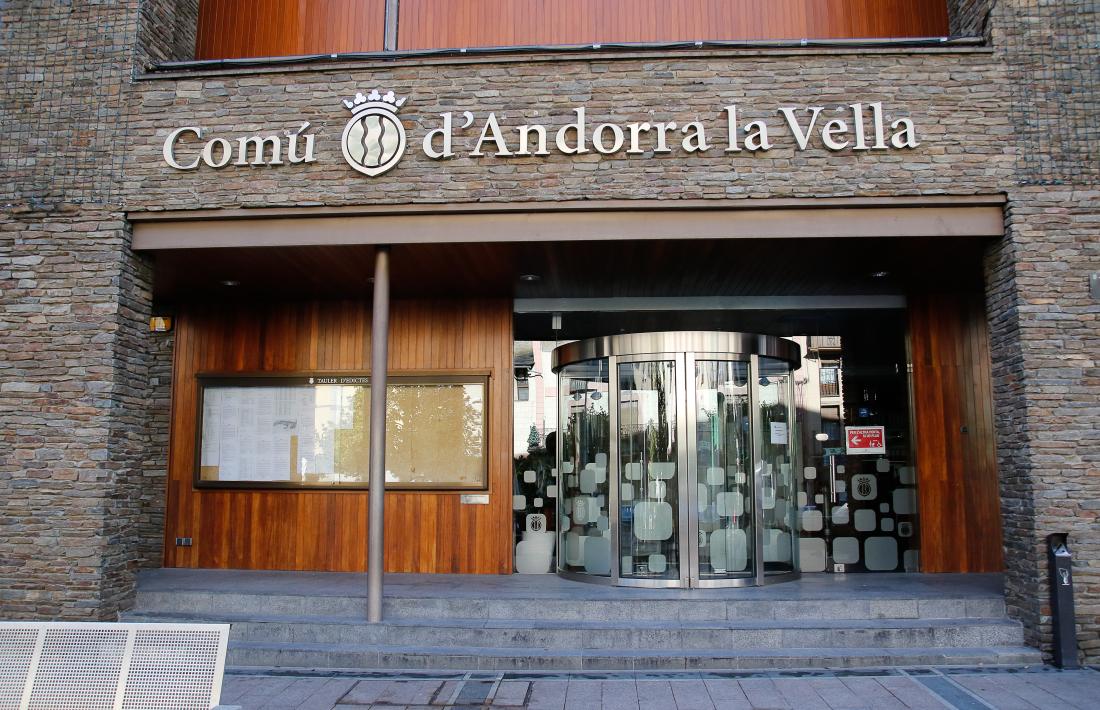 La façana del Comú d’Andorra la Vella.