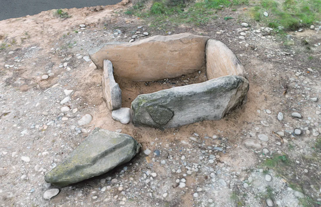 Perspectiva virtual del jaciment neolític de Nuncarga, amb un error d’1,9 centimetres.