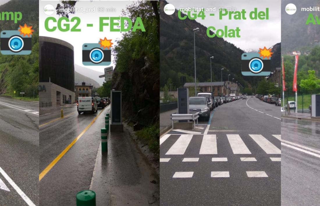 Aquestes imatges van ser publicades ahir a les històries d’Instagram.