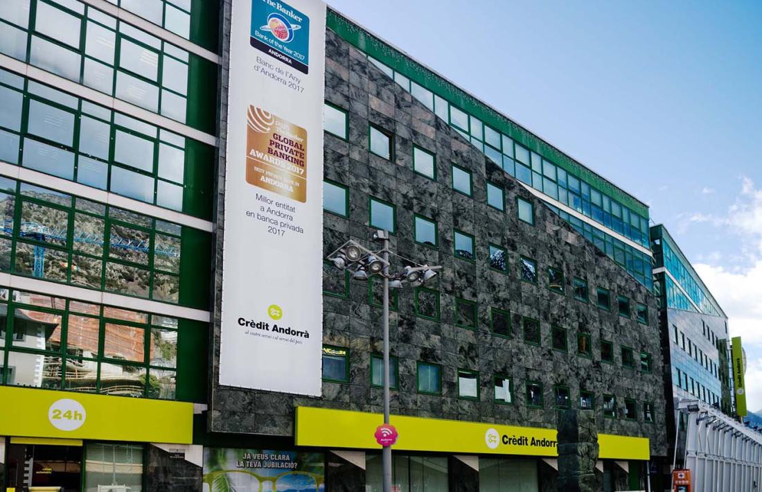 Fitch Ratings manté la qualificació per a Crèdit Andorrà en BBB a llarg termini amb perspectiva estable