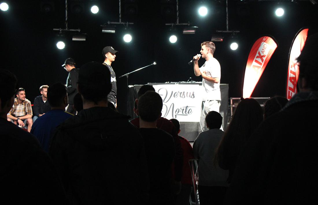 La batalla de rap amb Versus Norte.