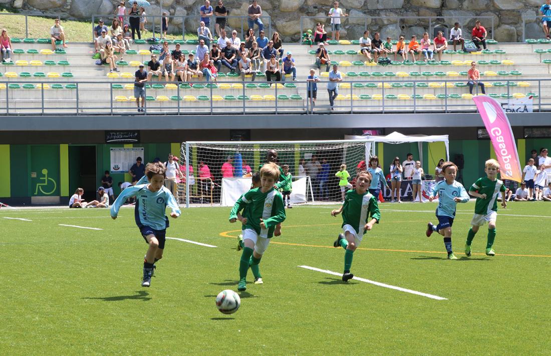 Comú d'Encamp/ Un partit de futbol.