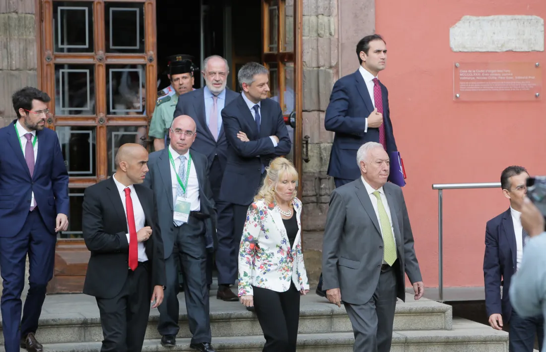 García-Margallo en la seva anterior estada a la Seu d'Urgell.