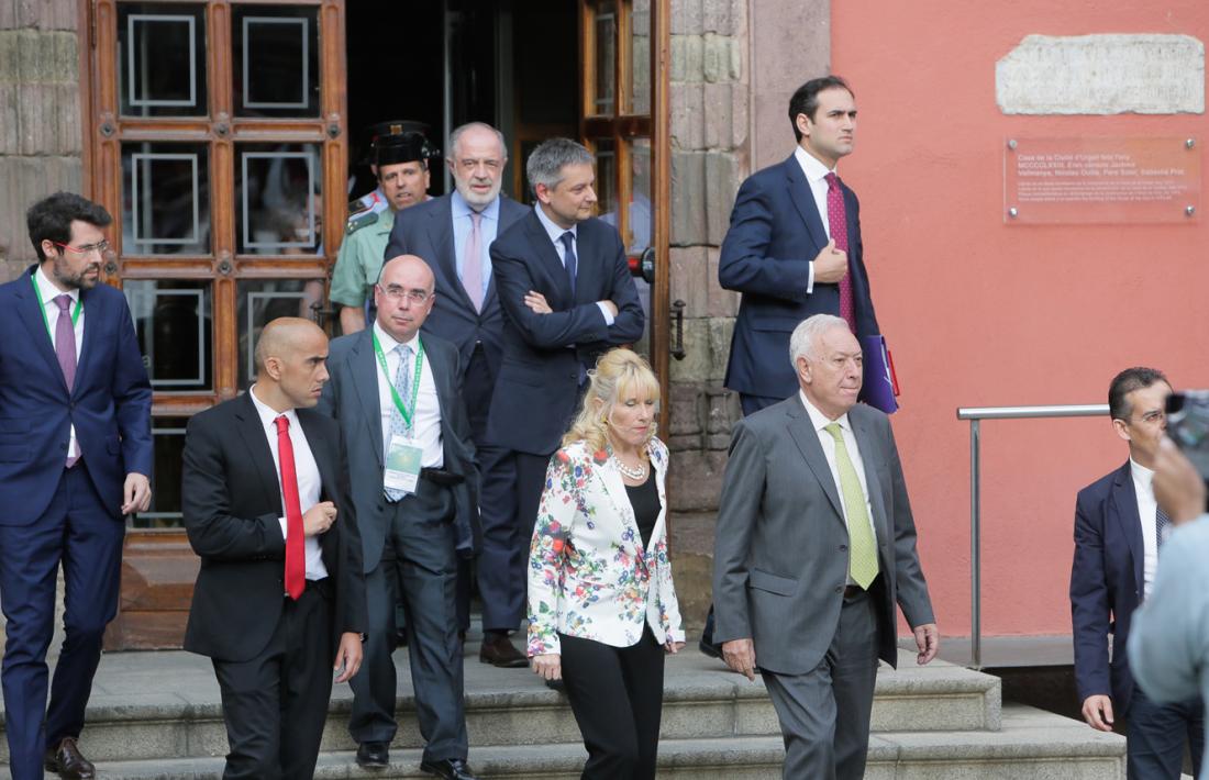 García-Margallo en la seva anterior estada a la Seu d'Urgell.