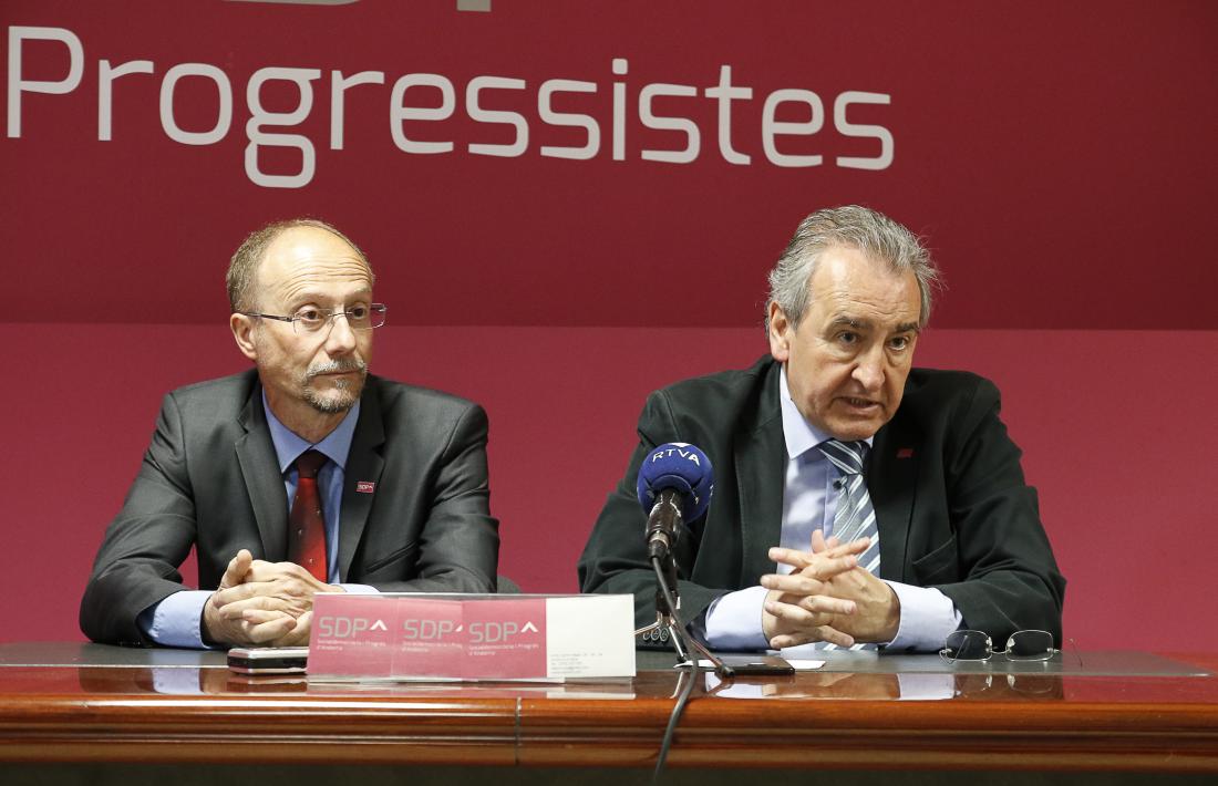 Naudi i Bartumeu en una compareixença anterior.