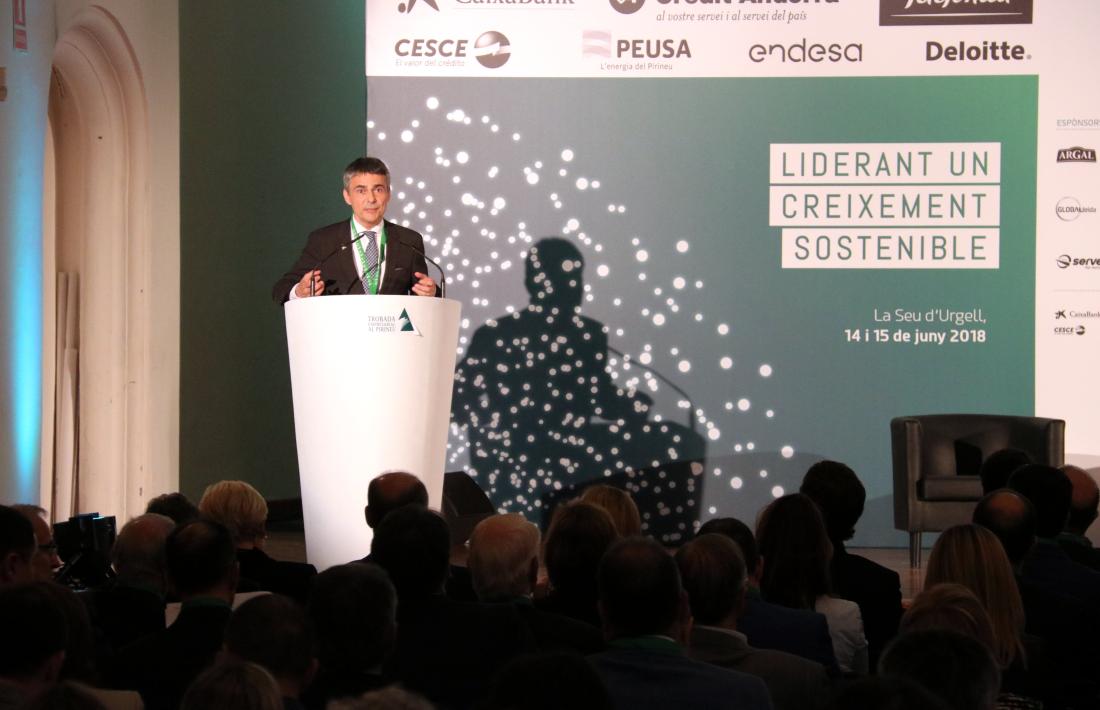 El president de la Trobada, Vicenç Voltes, va afirmar que el temps actual necessita noves reformes.