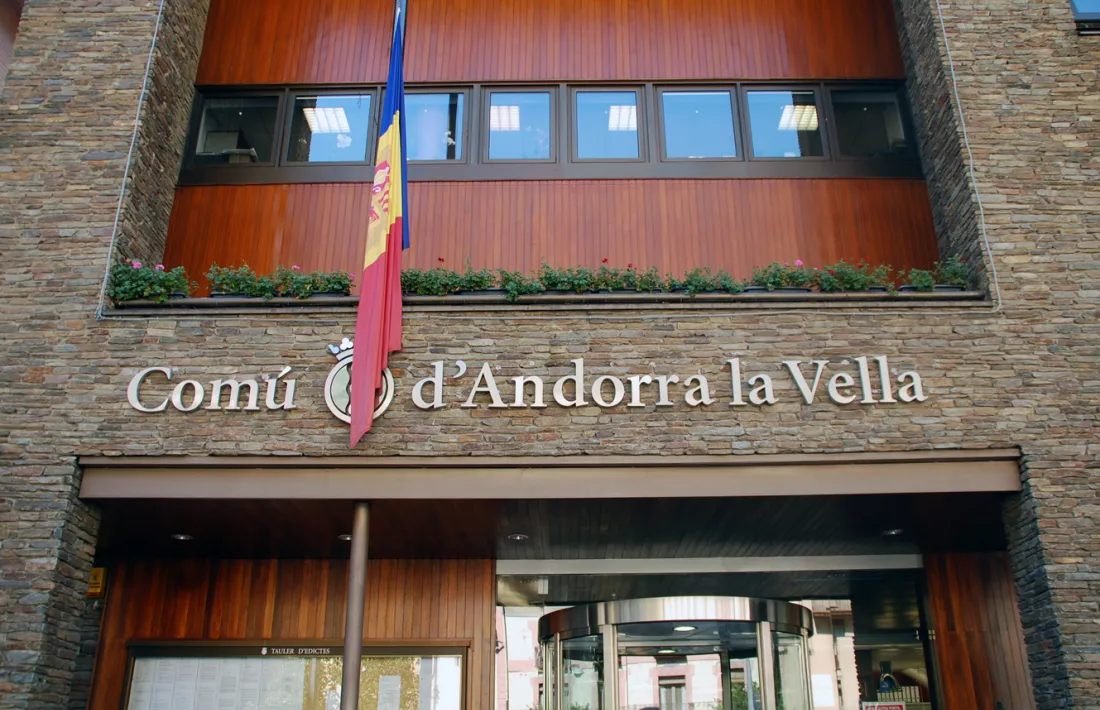 ANA/ Façana del comú d'Andorra la Vella 