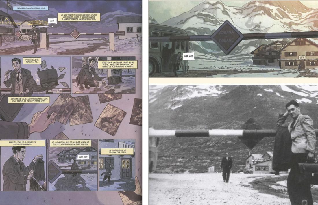 ‘El fotógrafo de Mauthausen’ parteix de la fotografia de Boix a la barrera de la duana francesa del Pas de la Casa, datada el 9 de juny del 1948. El mateix Boix hi va escriure al revers, referint-se a la seva germana Núria: “Vendrá en este autobús de las 8?” El guionista ha convertit la frontera francoandorrana del Pas en duana hispanofrancesa.