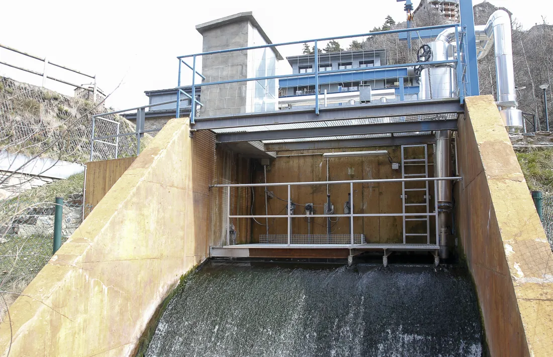 Depuradora d’aigua d’Anyós a la Massana.