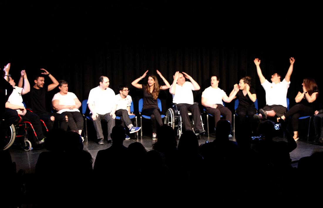 ANA/ Un moment de l'espectacle 'ComuSiquem-nos', que s'ha ofert aquest divendres.