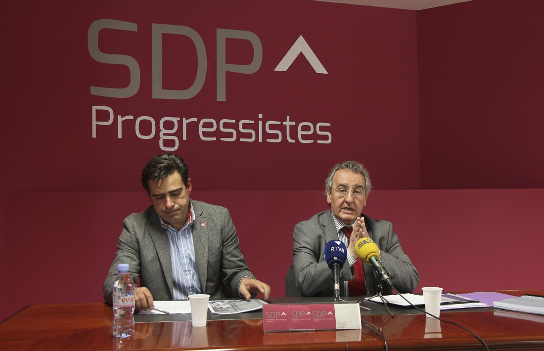 David Pérez i Jaume Bartumeu en una compareixença anterior.
