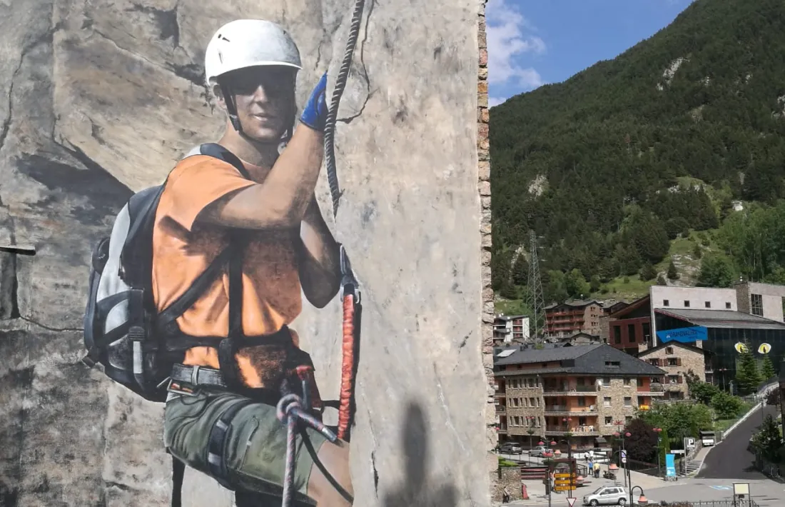 Sam Bosque enllesteix l’escalador del prat del Riu
