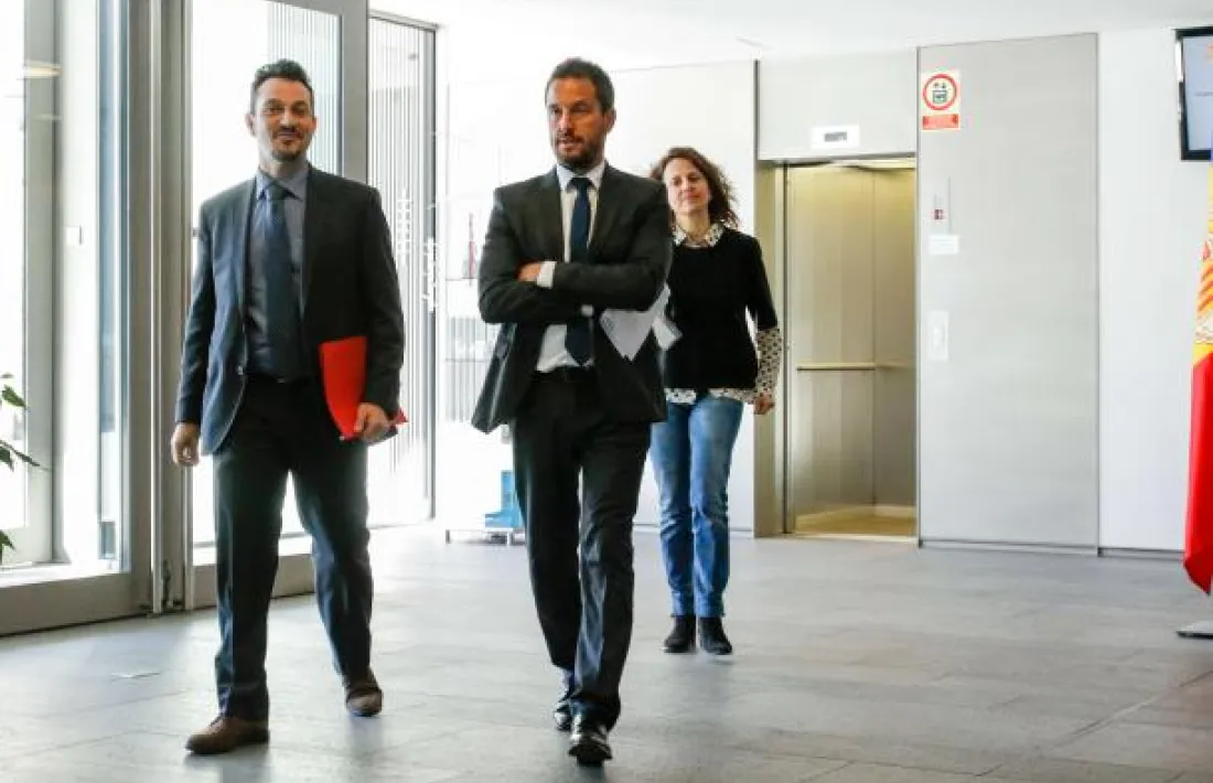 Els consellers del PS López, Alís i Gili