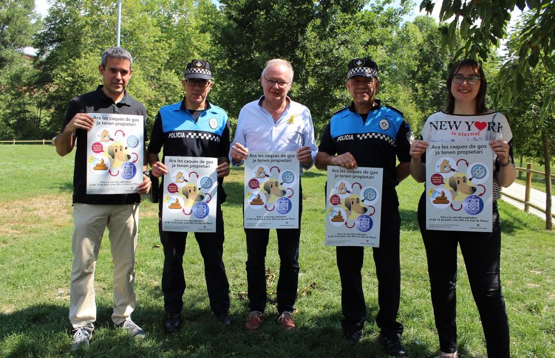 La campanya es va presentar ahir al nou parc caní de la Seu d’Urgell.