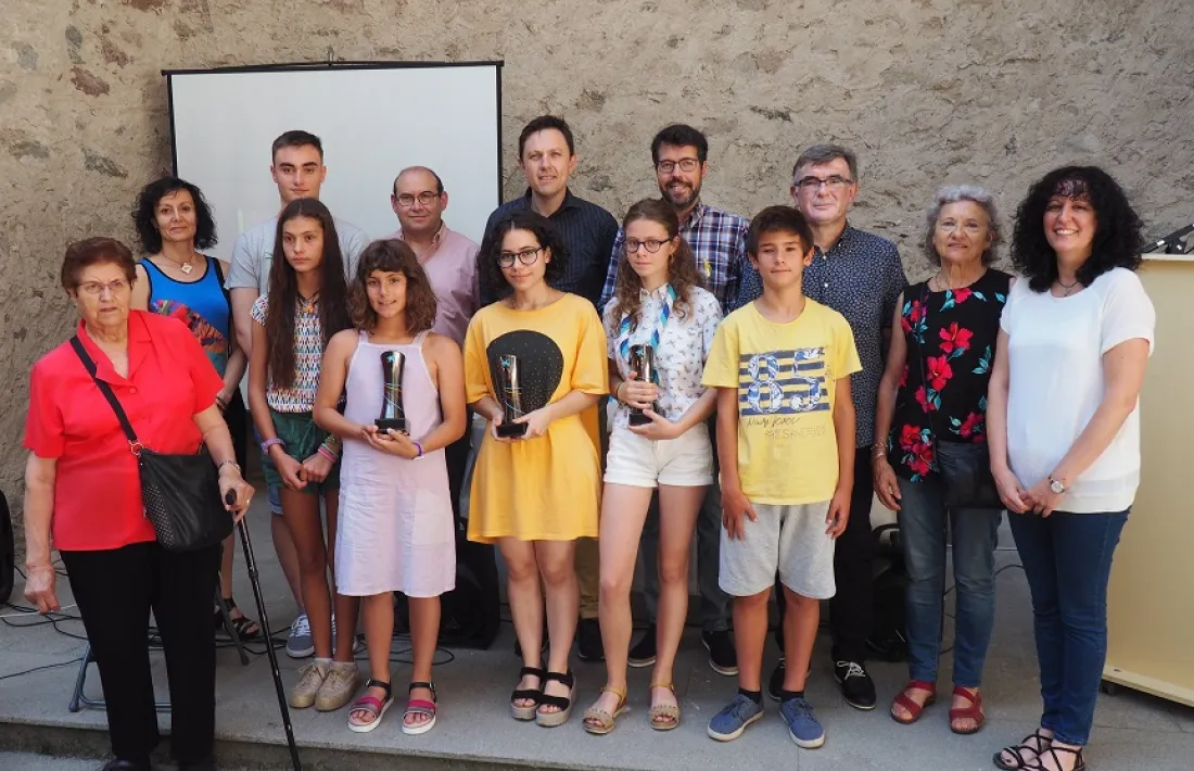 L’entrega dels premis es va fer dissabte passat a la biblioteca Sant Agustí.