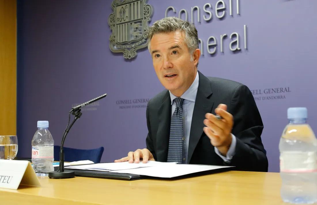 El síndic general, Vicenç Mateu, va comparèixer ahir per parlar dels acords presos en la junta de presidents.