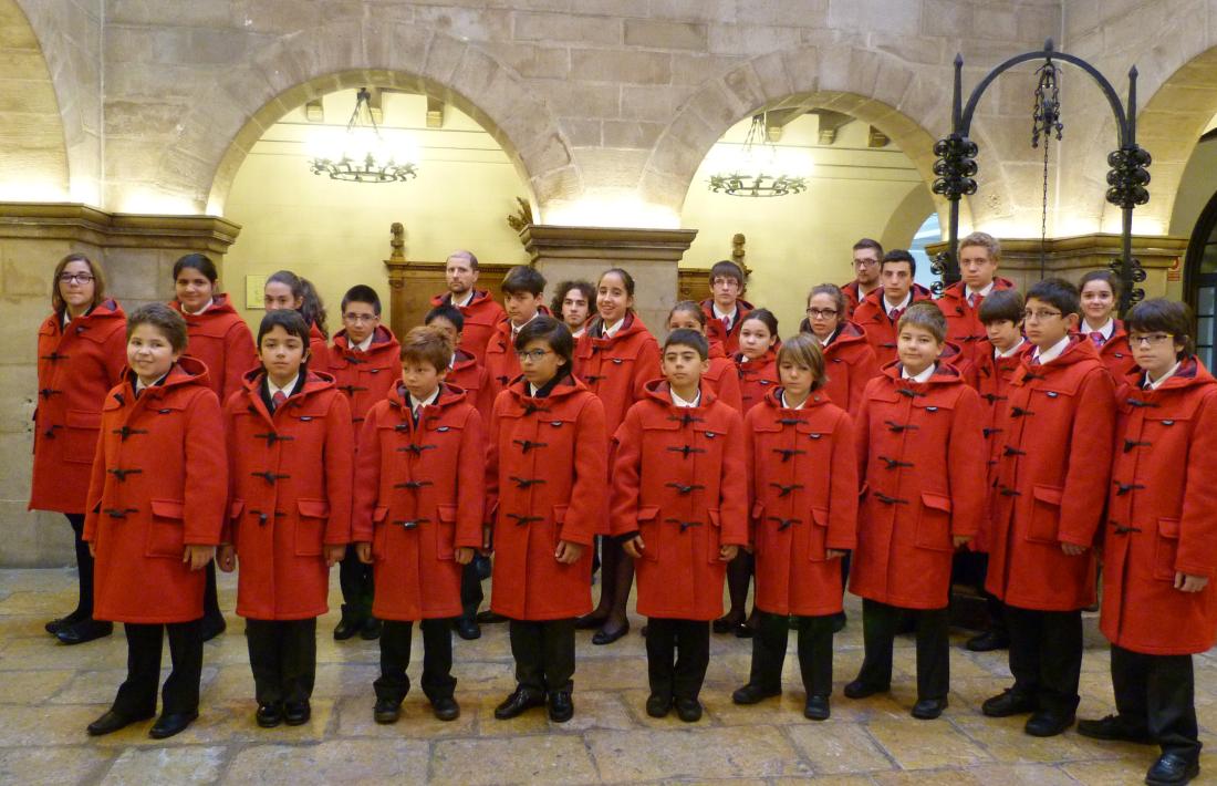 El Cor dels Petits Cantors d'Andorra.