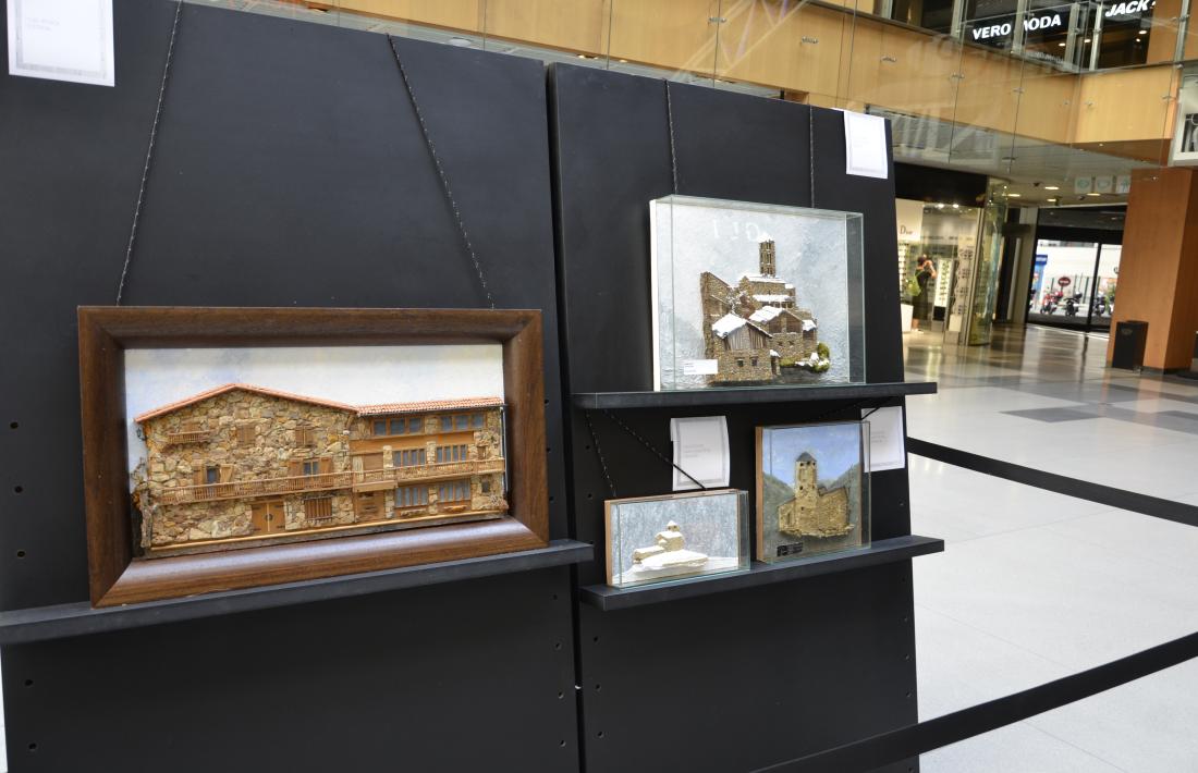 Les maquetes de Francesc Barberà es poden veure a la planta baixa d’Illa Carlemany fins a aquest dijous, 12 de juliol.